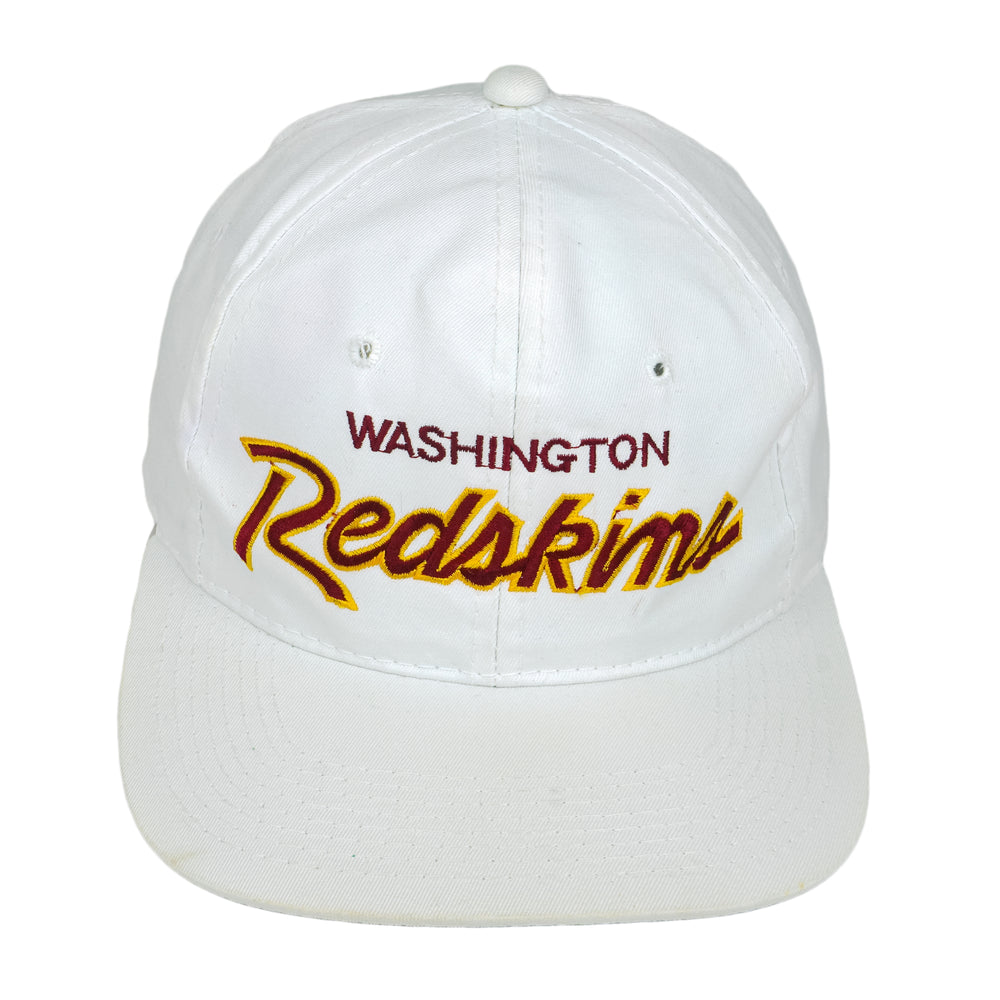 NFL (Sports Specialties) - Washington Red Skins Snapback Hat 1990s OSFA Vintage Retro Football