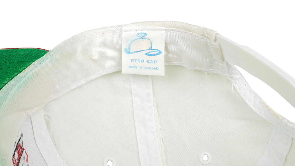 Nascar (Otto Cap) - Budweiser G.I Joes PPG 200 Spell-Out Snapback Hat OSFA Vintage Retro