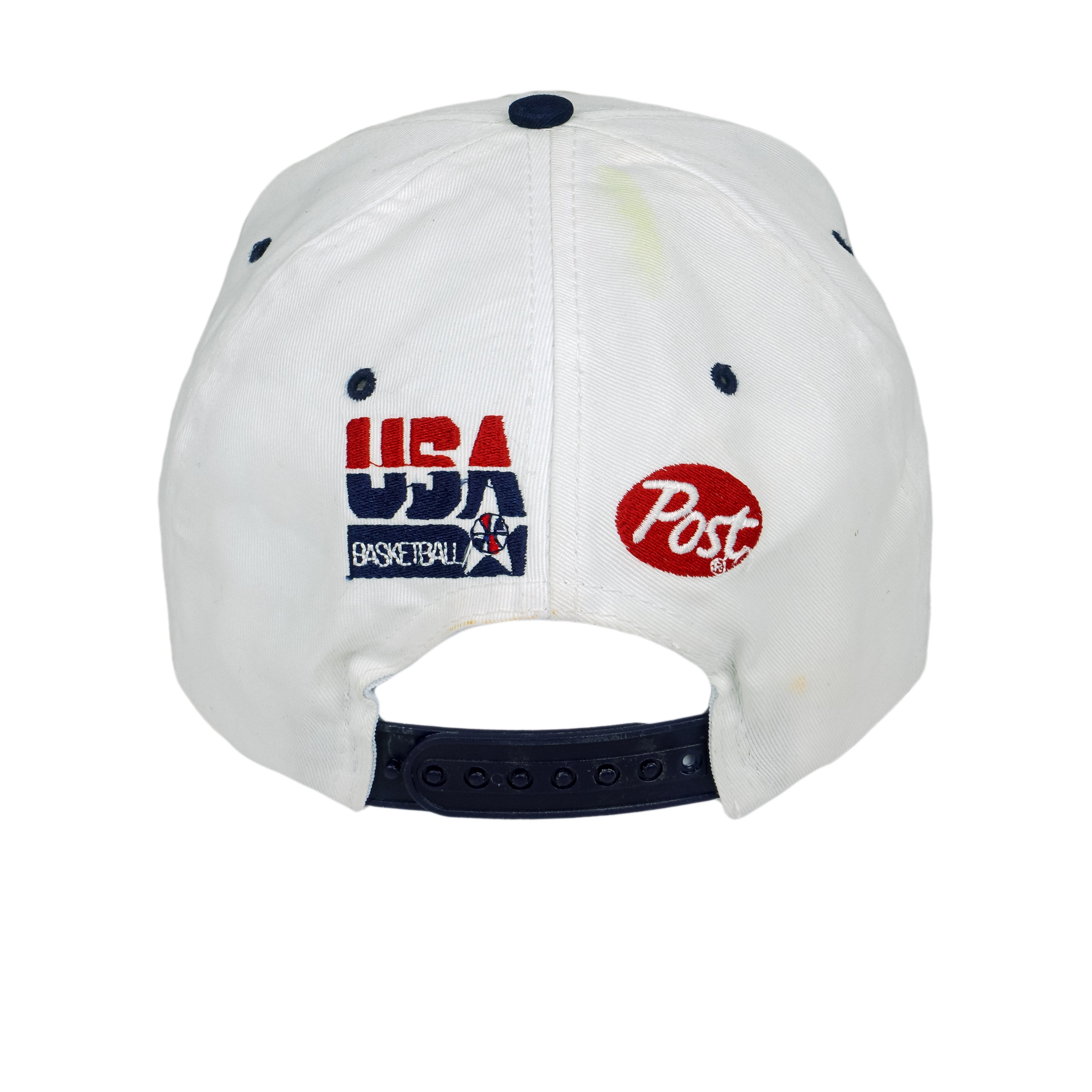 NBA (Logo 7) - U.S.A Basketball Dream Team Snapback Hat 1996 OSFA Vintage Retro Basketball