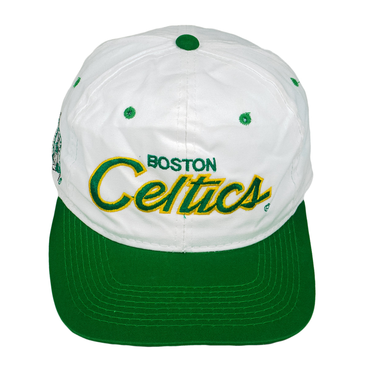 NBA (Sports Specialties) - Boston Celtics Snapback Hat 1990s OSFA Vintage Retro Basketball