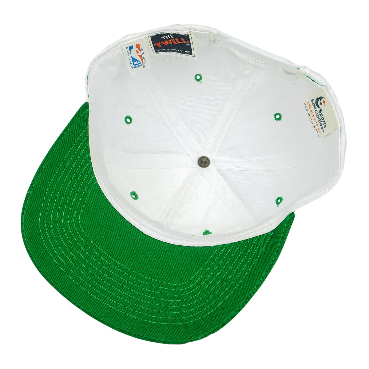 NBA (Sports Specialties) - Boston Celtics Snapback Hat 1990s OSFA Vintage Retro