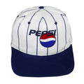Vintage (Nissin Cap) - Pepsi Spell-Out Snapback Hat OSFA Vintage Retro