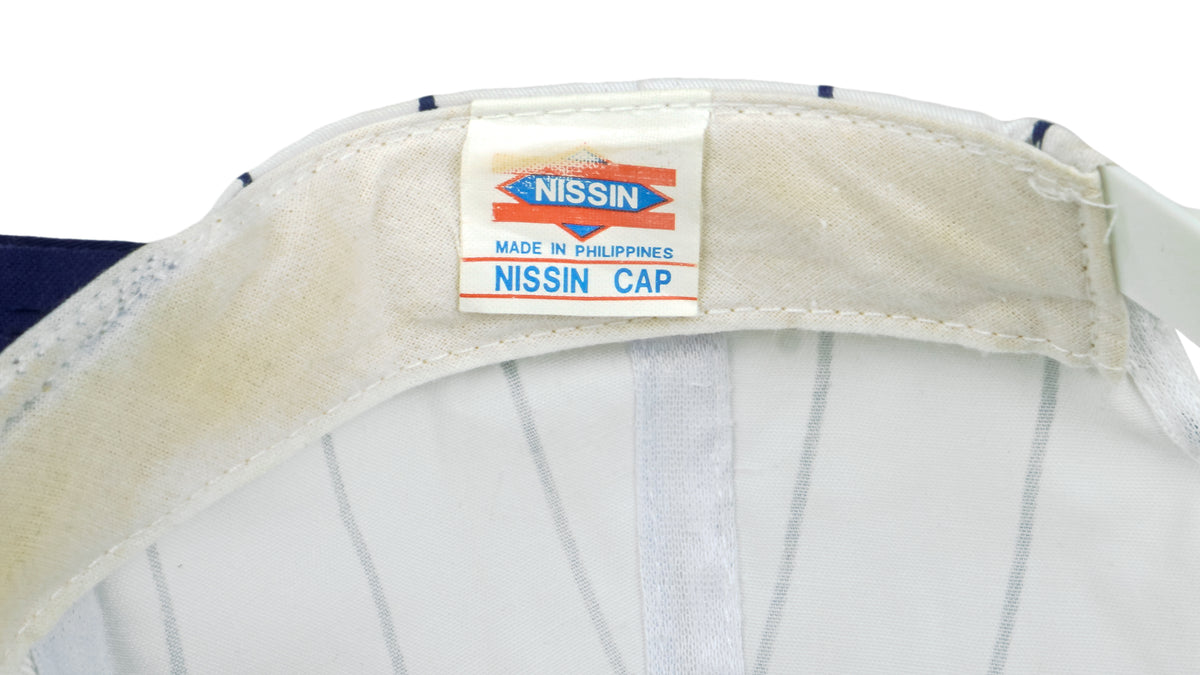 Vintage (Nissin Cap) - Pepsi Spell-Out Snapback Hat OSFA Vintage Retro