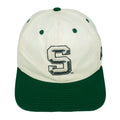Reebok - Michigan State Spartans Snapback Hat 1990s OSFA Vintage Retro Football College