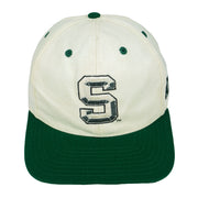 Reebok - Michigan State Spartans Snapback Hat 1990s OSFA Vintage Retro Football College