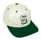 Reebok - Michigan State Spartans Snapback Hat 1990s OSFA Vintage Retro Football College
