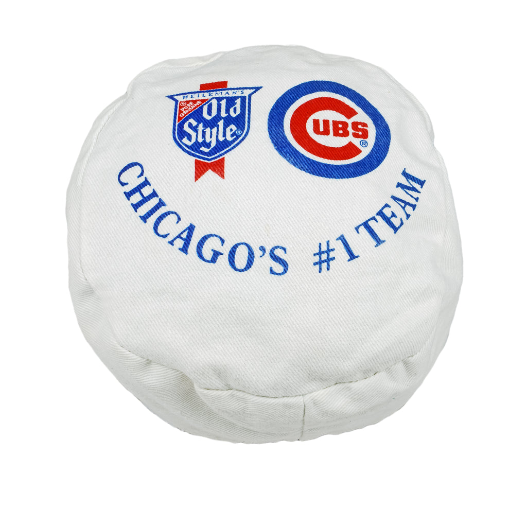MLB - Chicago Cubs Bid Spell-out Fitted Hat 1990s  Vintage Retro Baseball