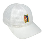 Nike - White Nike Court Snapback Hat 1990s OSFA Vintage Retro