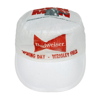Budweiser - White Cub Fan Bud Man Spell-Out Fitted Hat OSFA