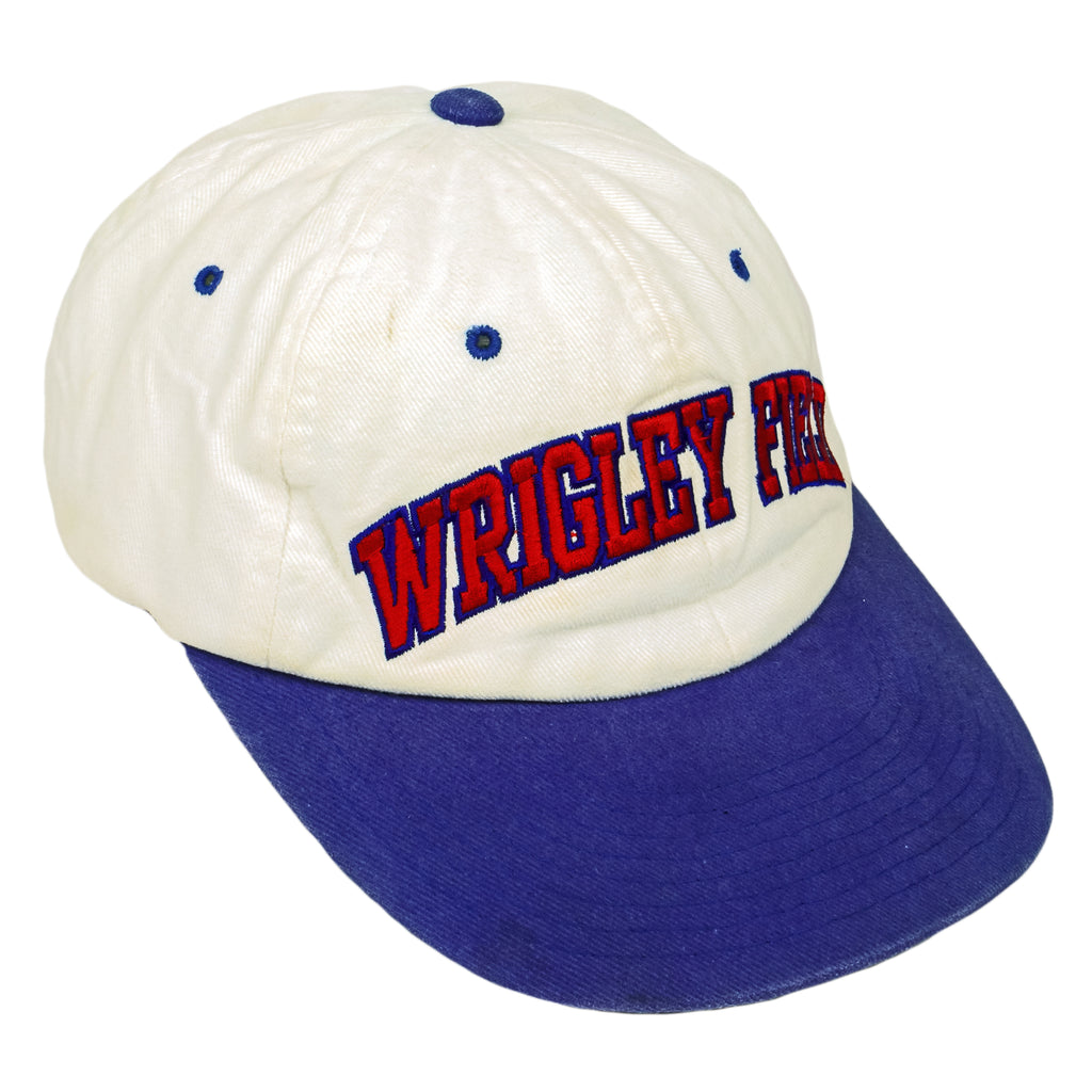 Starter - Wrigley Field, Cubs Embroidered Snapback Hat 1990s OSFA Vintage Retro Baseball