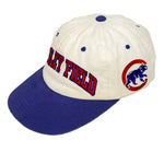 Starter - Wrigley Field, Cubs Embroidered Snapback Hat 1990s OSFA Vintage Retro Baseball