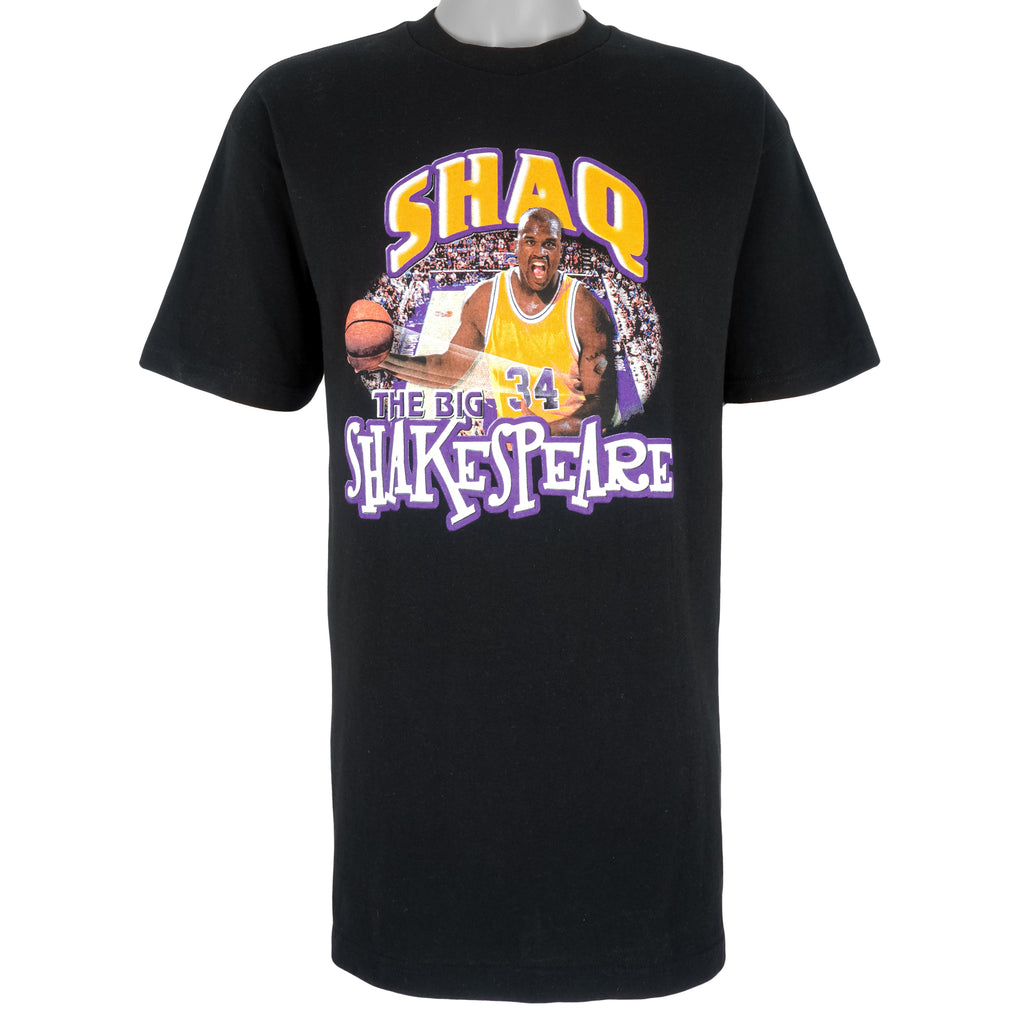 NBA (Tour Champ) - Laker, Shaq The Big Shakespeare T-Shirt Large Vintage Retro Basketball