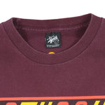 Stussy - Red Spell-Out T-Shirt 1990s Large Vintage Retro