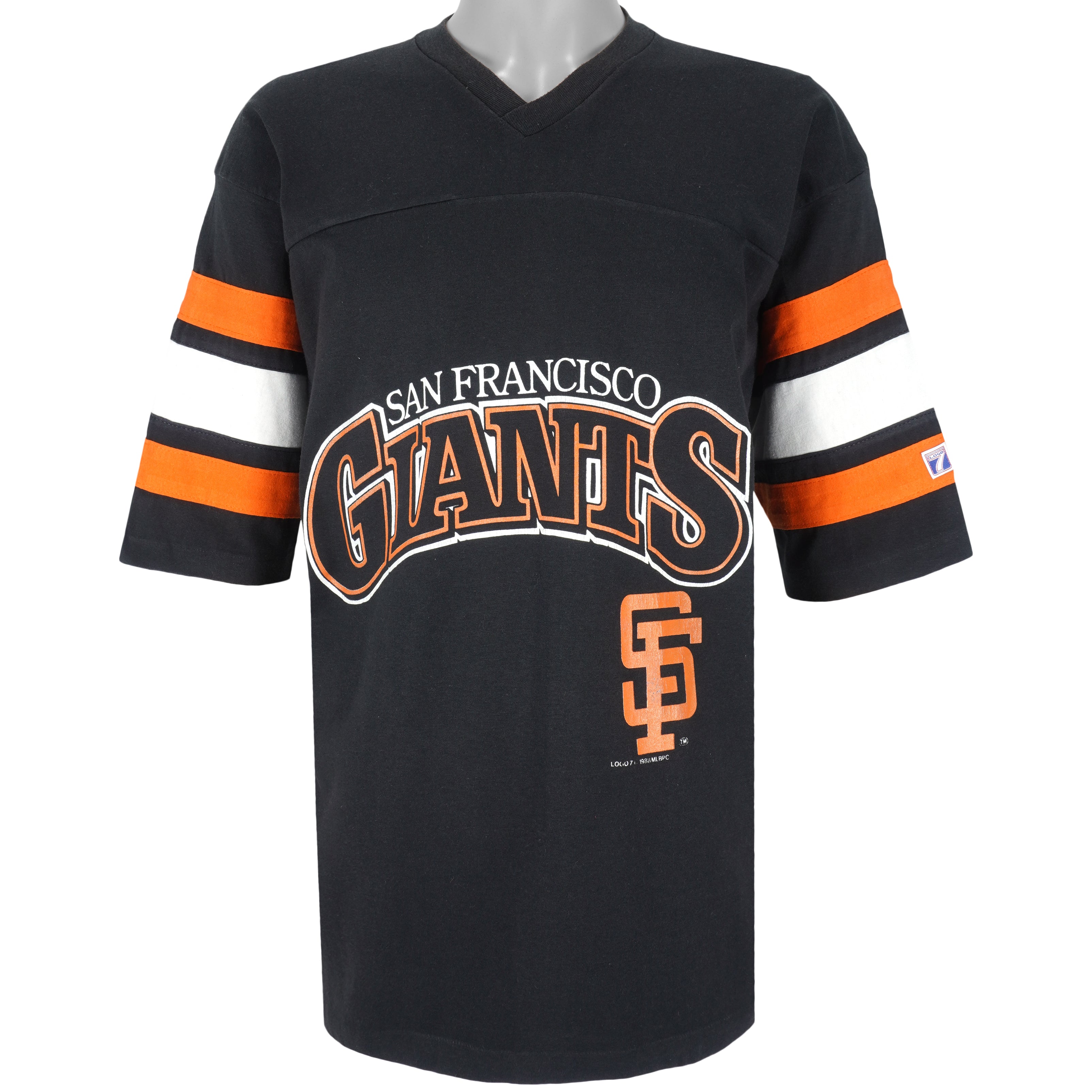 MLB (Logo 7) - San Francisco Giants Spell-Out Baseball Jersey 1988 X-Large Vintage Retro Baseball