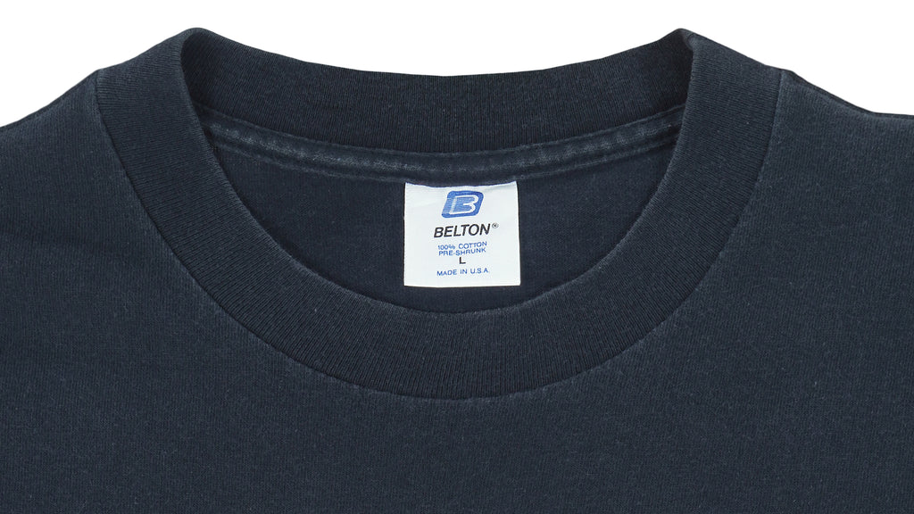 NFL (Belton) - Black Buffalo Bills Super Bowl XXVII T-Shirt 1994 Large Vintage Retro Football