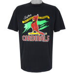 MLB (Delta) - St. Louis Cardinals, 25th Anniversary Big Logo T-Shirt 1990 X-Large Vintage Retro Baseball