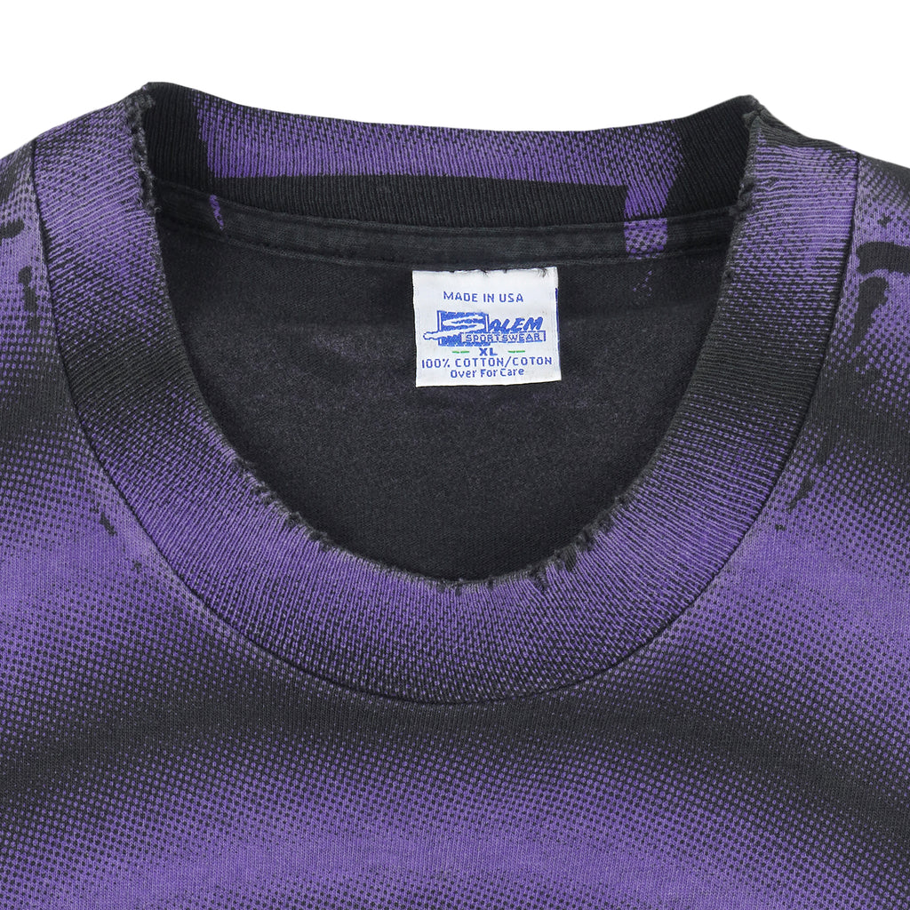 MLB (Salem) - Purple Colorado Rockies OVP T-Shirt 1994 Large Vintage Retro Baseball