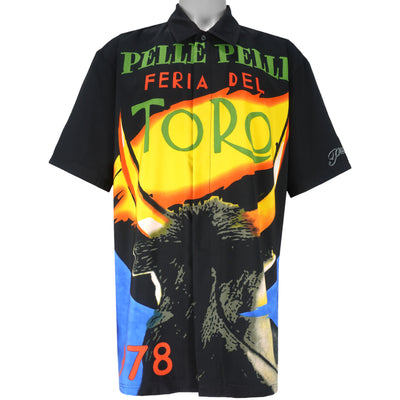 Vintage - Feria Del Toro All Over Print Button-Up Shirt 1990s X-Large