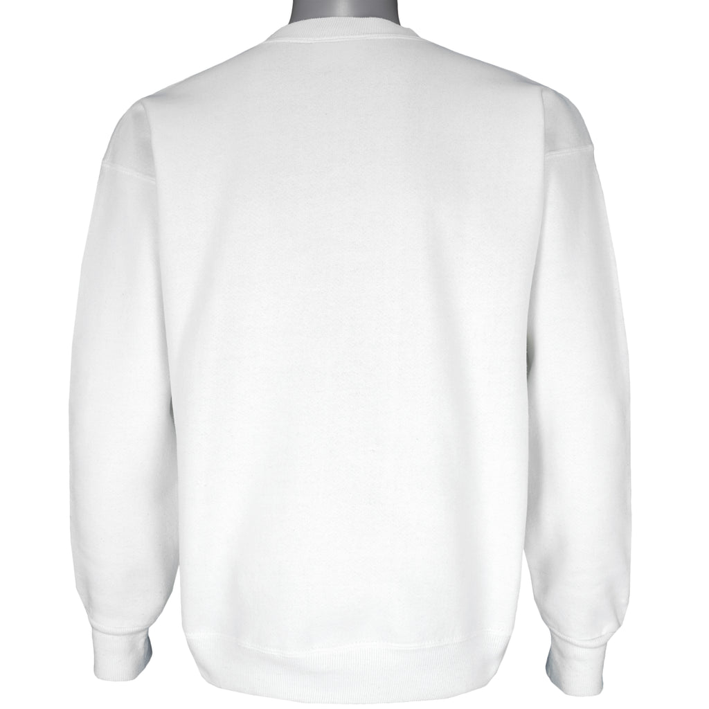 Vintage (Lee) - White Cheers, Boston Spell-Out Sweatshirt 1993 Large Vintage Retro