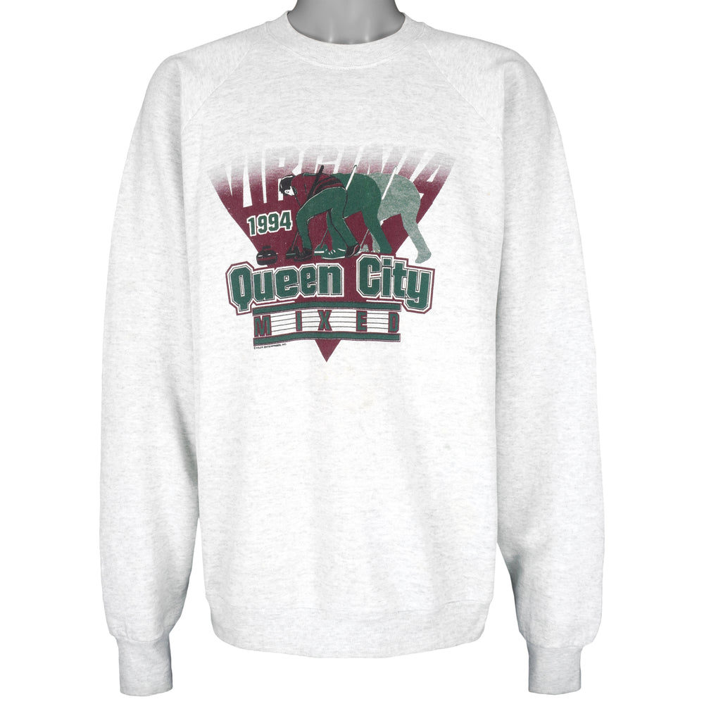 Vintage - Queen City, Virginia Crew Neck Sweatshirt 1994 XX-Large Vintage Retro