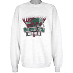 Vintage - Curling Team Queen City Mixed Virginia Sweatshirt 1994 XX-Large