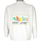 Vintage - Sport Modes Turtleneck Sweatshirt 1990s Large Vintage Retro