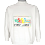 Vintage - Sport Modes Turtleneck Sweatshirt 1990s Large Vintage Retro