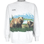 Vintage (Signal Sport) - Grizzlies Bears Kentucky Crew Neck Sweatshirt 1992 X-Large