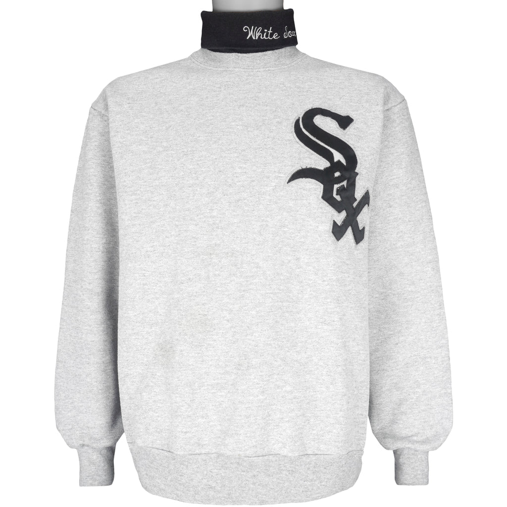 MLB (Salem) - Chicago White Sox Turtleneck Sweatshirt 1990s Medium Vintage Retro Baseball]