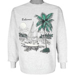 Vintage (Hanes) - Bahamas Beach Crew Neck Sweatshirt 1990s Large