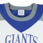 NFL (Logo 7) - New York Giants Embroidered Sweatshirt 1990s Large Vintage Retro Football