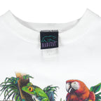 Vintage (Habitat) - Rain Forest - Tiger Crew Neck Sweatshirt 1990s Medium Vintage Retro
