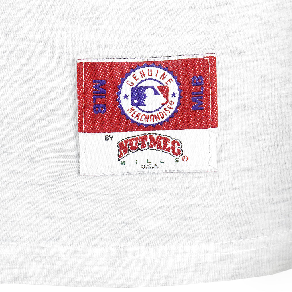 MLB (Nutmeg) - Oakland Athletics - Wile E. Coyote T-Shirt 1996 X-Large Youth Vintage Retro Baseball