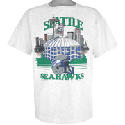 NFL (Printees) - Seattle Seahawks T-Shirt 1990 X-Large Vintage Retro Football