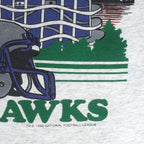 NFL (Printees) - Seattle Seahawks T-Shirt 1990 X-Large Vintage Retro Football
