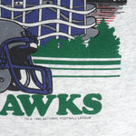 NFL (Printees) - Seattle Seahawks T-Shirt 1990 X-Large Vintage Retro Football
