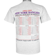 NHL (Nutmeg) - New York Rangers, Stanley Cup Champions T-Shirt 1994 Medium Vintage Retro Hockey