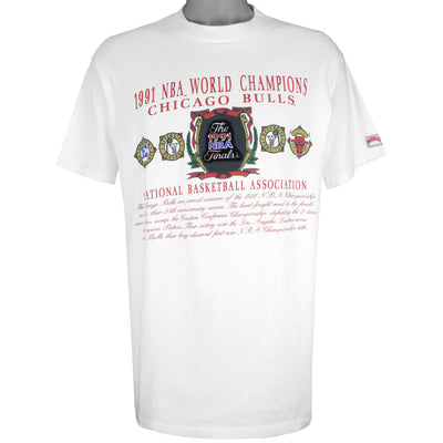 NBA (Nutmeg) - Chicago Bulls NBA World Champions T-Shirt 1991 X-Large