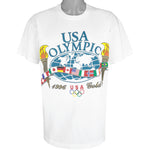 Vintage - USA Olympic Gold T-Shirt 1996 Medium