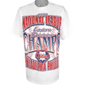 MLB (Fan) - Philadelphia Phillies, Eastern Division Champions T-Shirt 1993 X-Large Vintage Retro Baseball