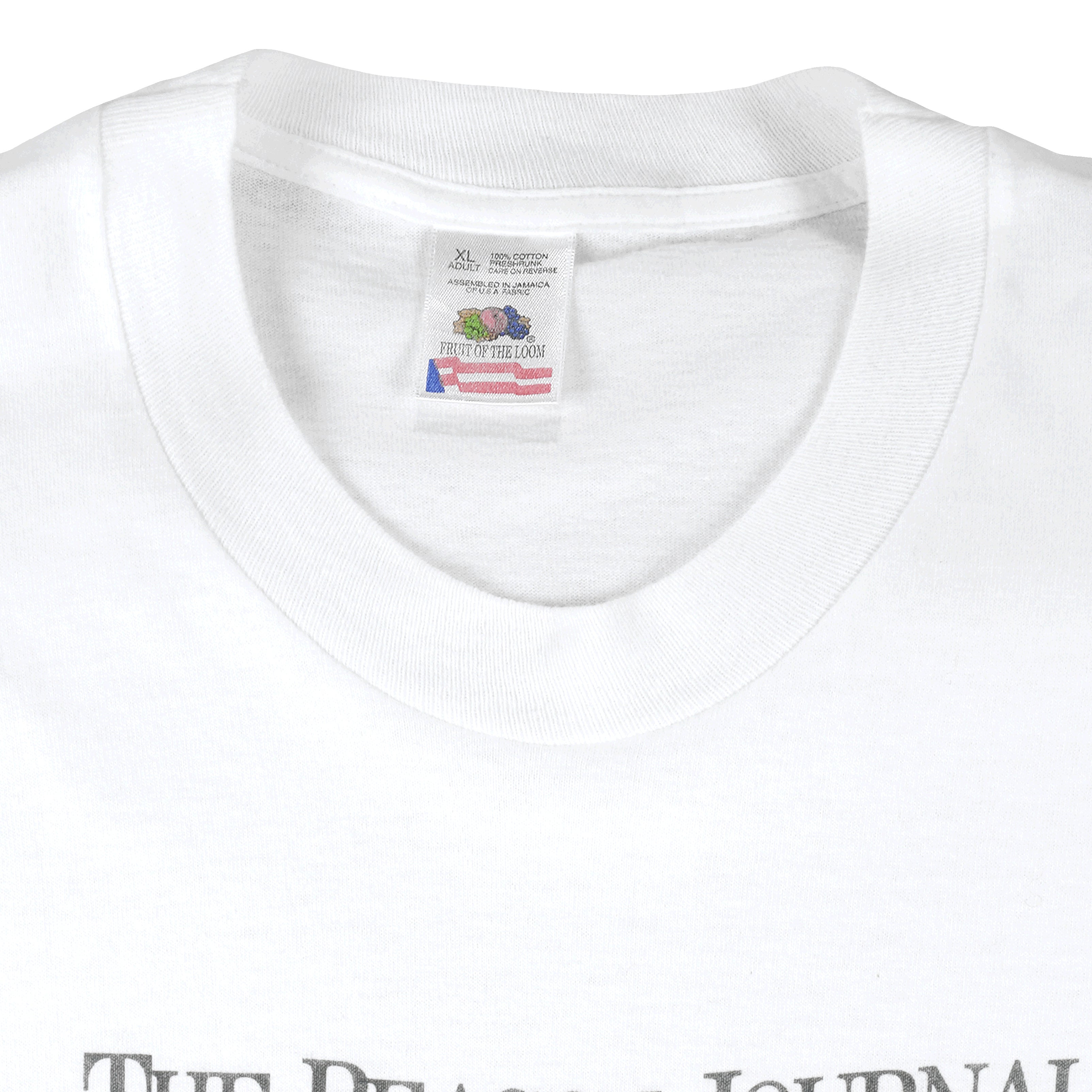 MLB (Front Pages) - Cleveland Indians American League Champs T-Shirt 1995 X-Large Vintage Retro