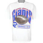 NFL (Power Pro) - New York Giants Big Logo T-Shirt 1990s X-Large Vintage Retro