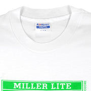 NFL (Hanes) - Super Bowl XXVI - Miller Lite Beer T-Shirt 1992 X-Large Vintage Retro Football