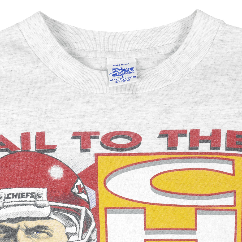 NFL (Salem) - San Francisco 49ers, Joe Montana No.19 T-Shirt 1993 Large Vintage Retro Football