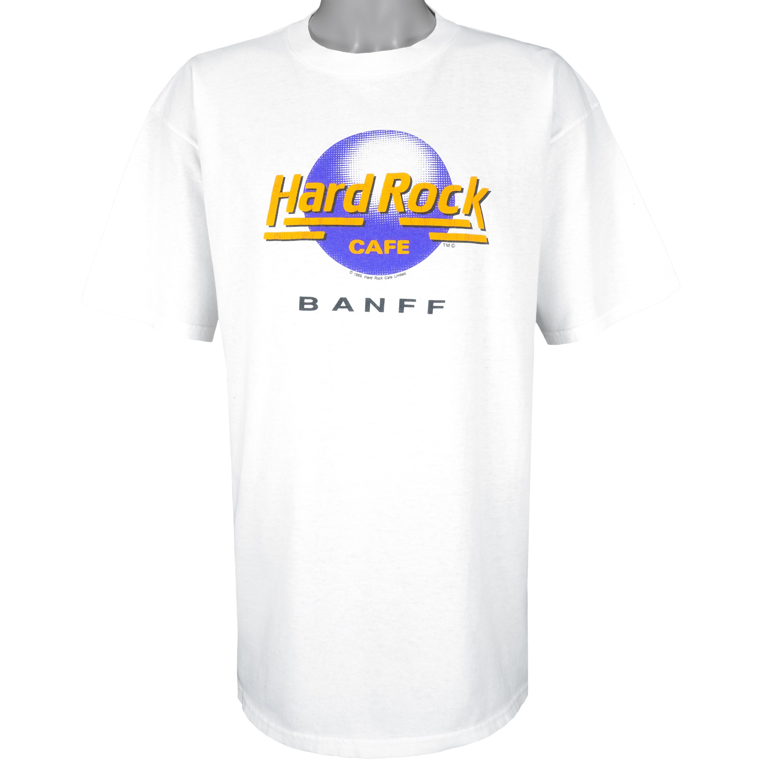 Vintage - Hard Rock Cafe Banff T-Shirt 1989 X-Large Vintage Retro
