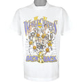 NBA - Los Angeles Lakers Players Autographed T-Shirt 1988 Large Vintage Retro Basketball