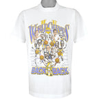 NBA - Los Angeles Lakers Players Autographed T-Shirt 1988 Large Vintage Retro Basketball
