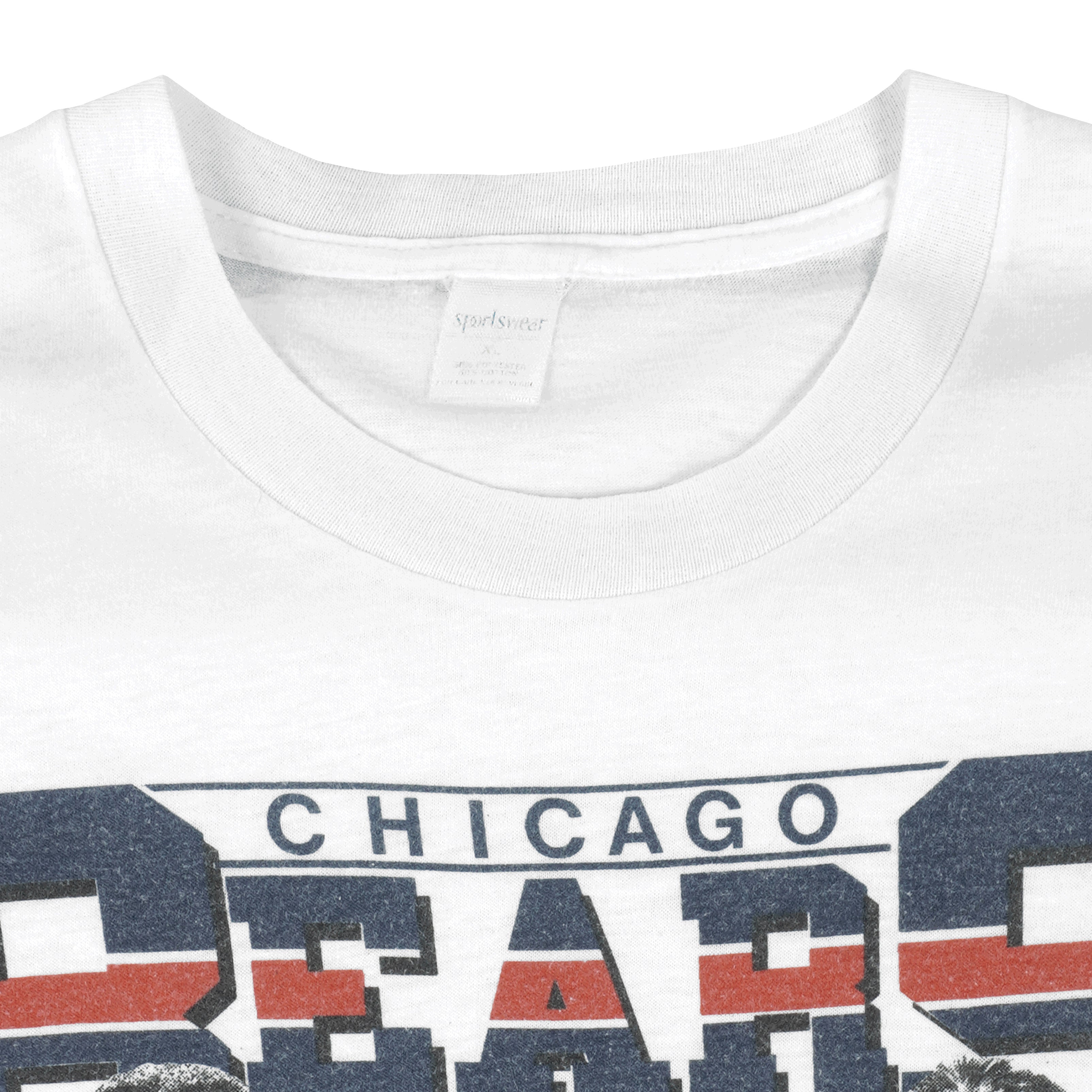 NFL (Sport Wear) - Chicago Bears Players Autographed T-Shirt 1987 X-Large Vintage Retro Football