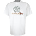 Vintage (GR8 Dogs) - Dachshund Embroidered T-Shirt 1998 Large Vintage Retro