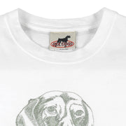 Vintage (GR8 Dogs) - Dachshund Embroidered T-Shirt 1998 Large Vintage Retro